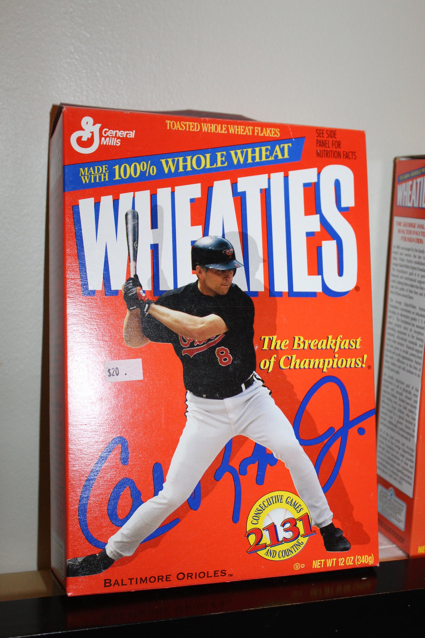Cal Ripken Jr. Edition Wheaties Cereal Box