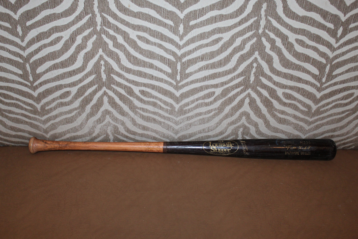 Game-Used Tim Hulett Baltimore Orioles Louisville Slugger Baseball Bat