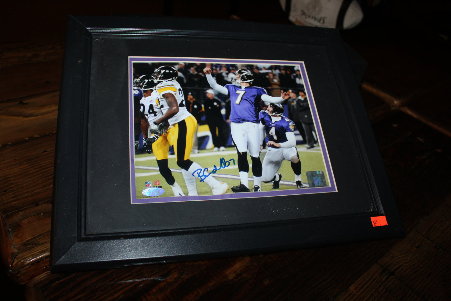 Signed Billy Cundiff Photo Framed
