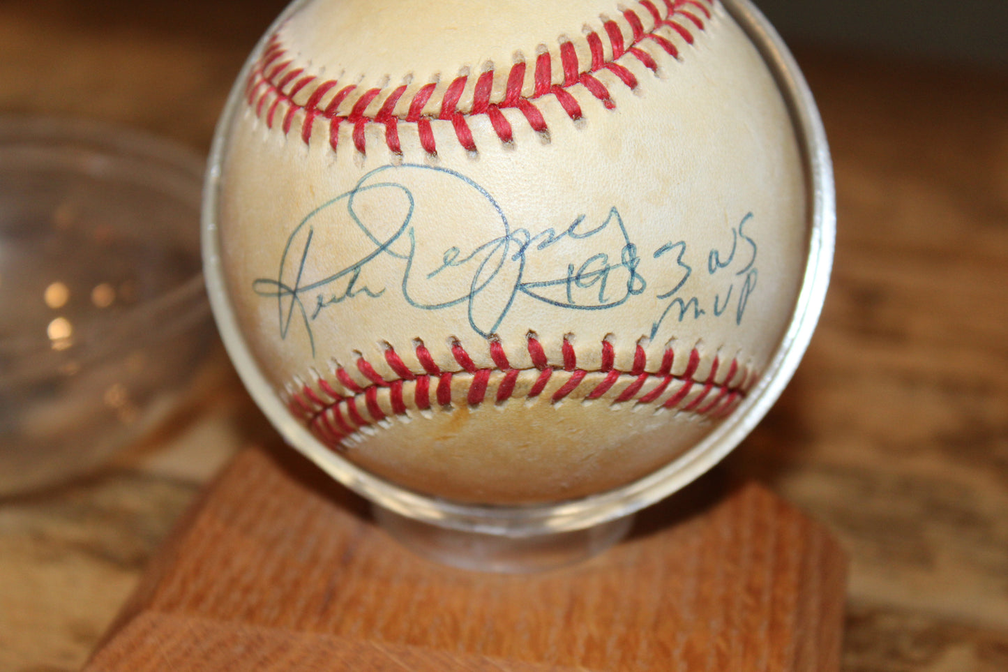 Signed Rick Dempsey World Series MVP baseball