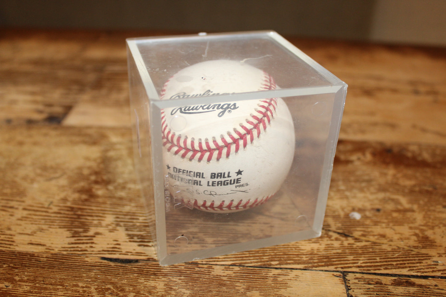 Signed Joe Carter San Diego Padres & Eric Davis Cincinnati Reds Baseball