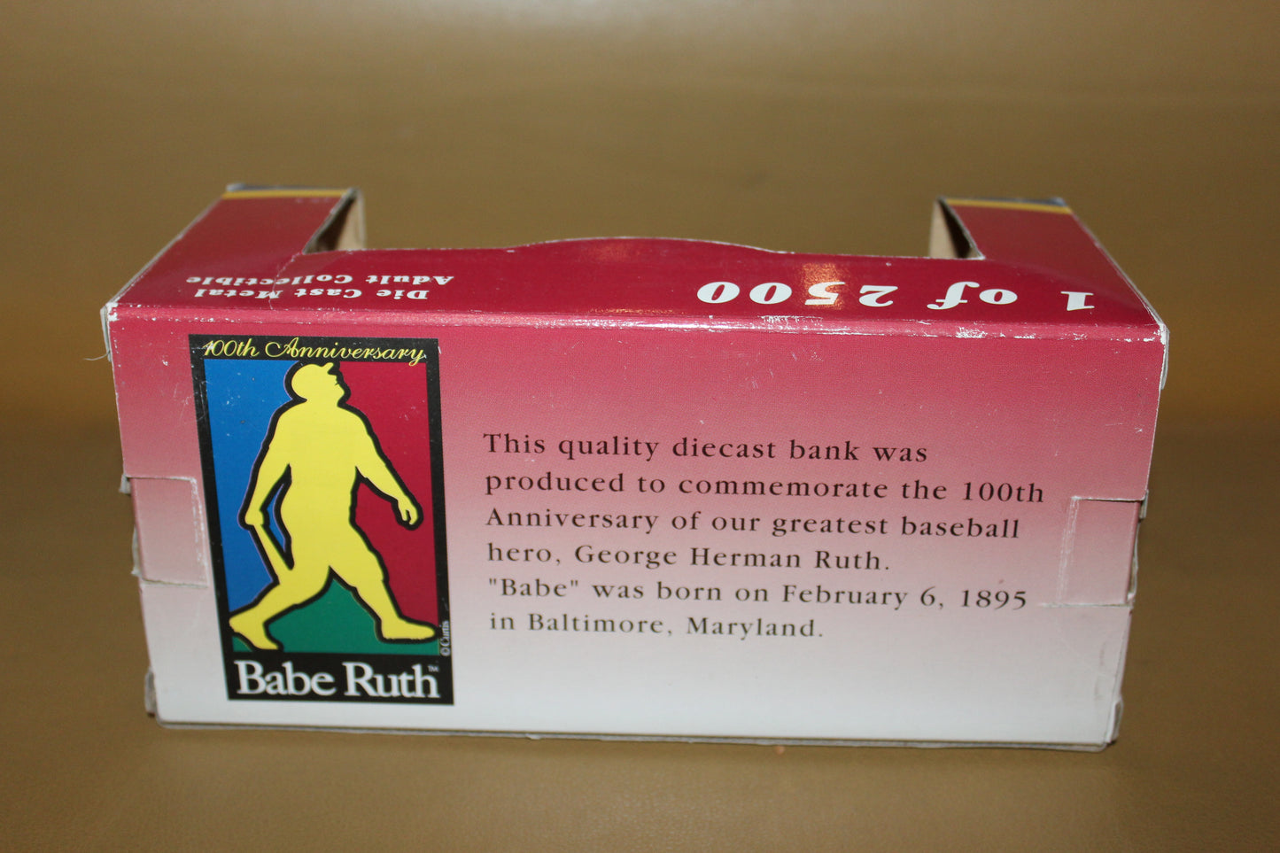 Babe Ruth Limited Edition 1927 Vehicle Collectible