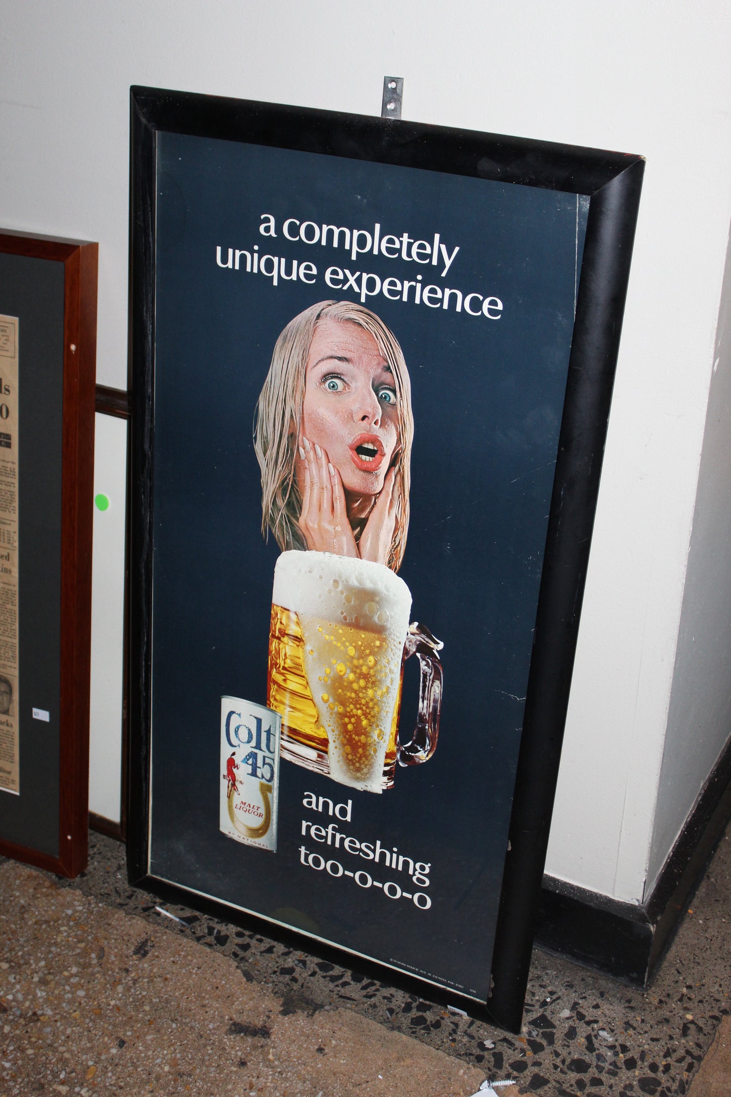 Colt 45 Advertisement Poster
