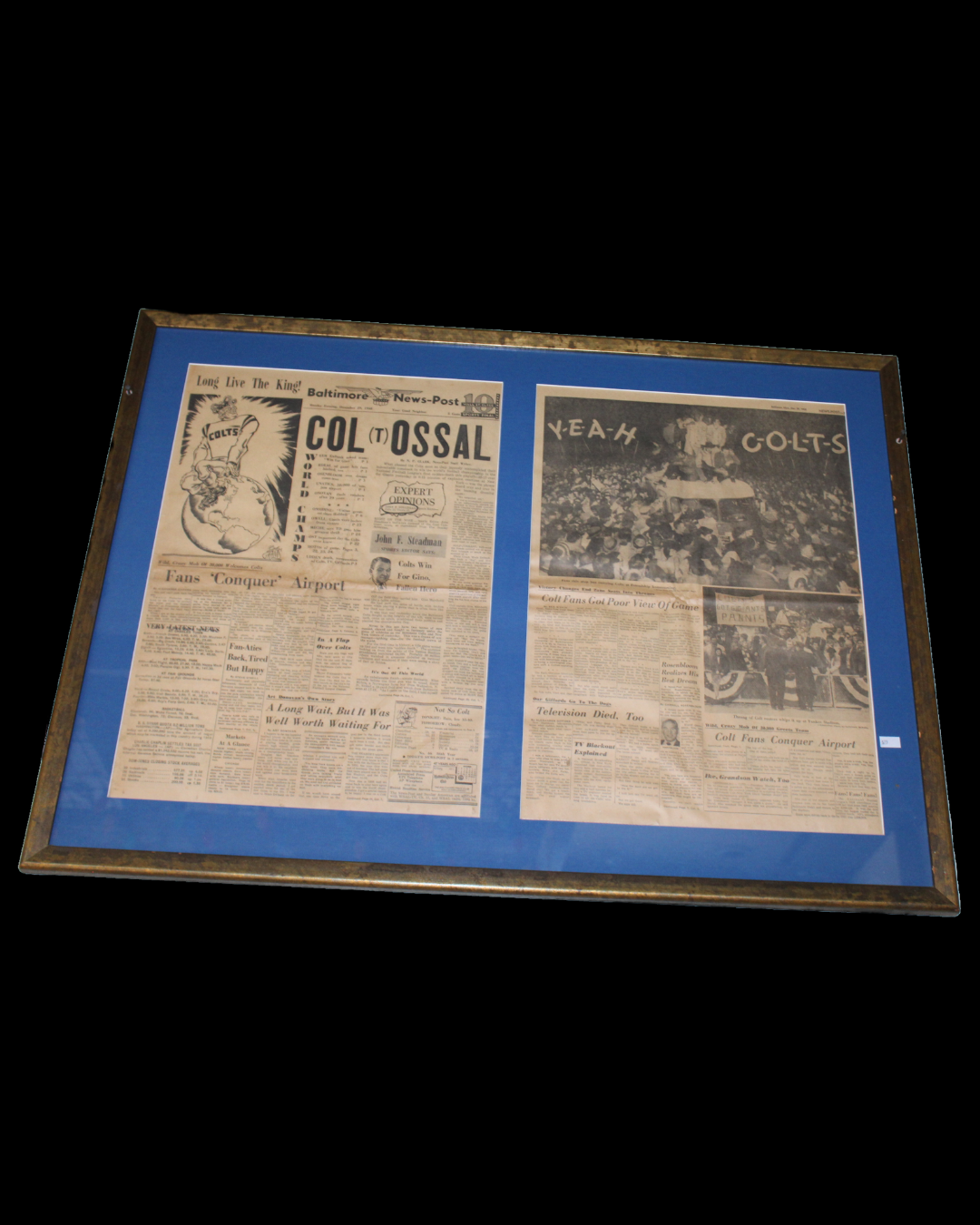 Col(T)ossal Newspaper Double Framed
