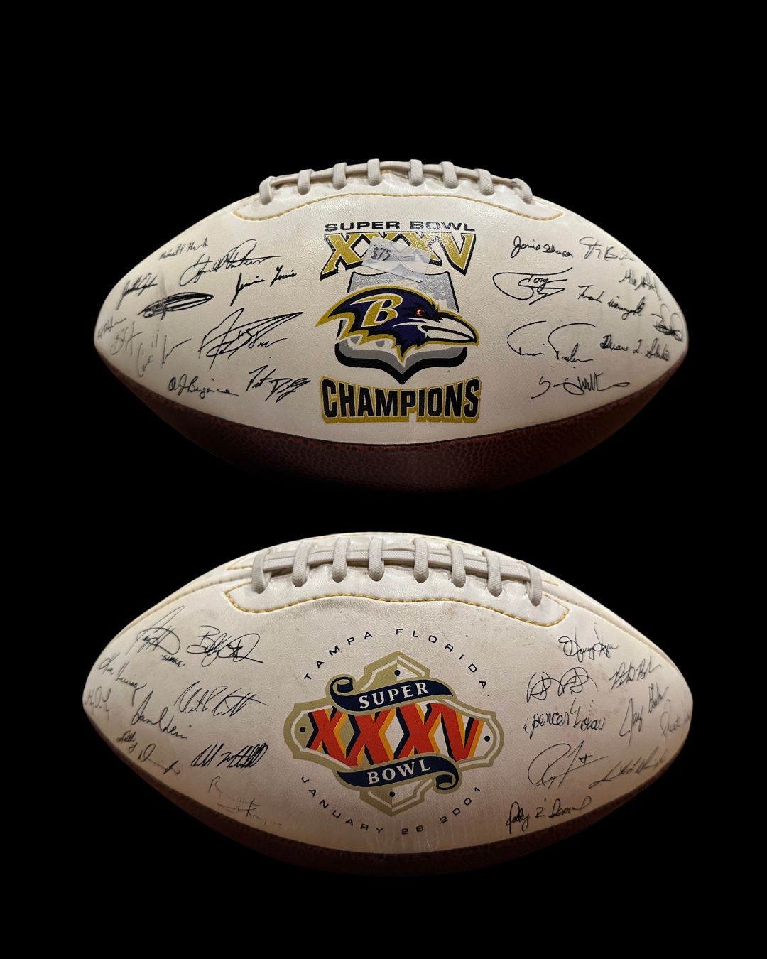 Signed Baltimore Raven's Football