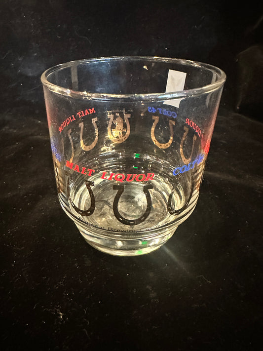 Colt 45 Malt Liquor Glass Short