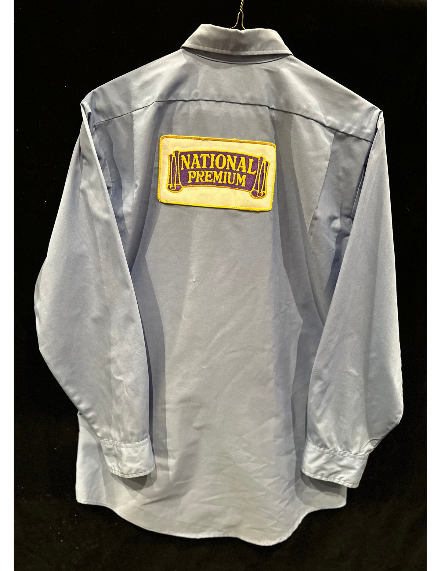 #65 National Bohemian/National Premium vintage factory shirt