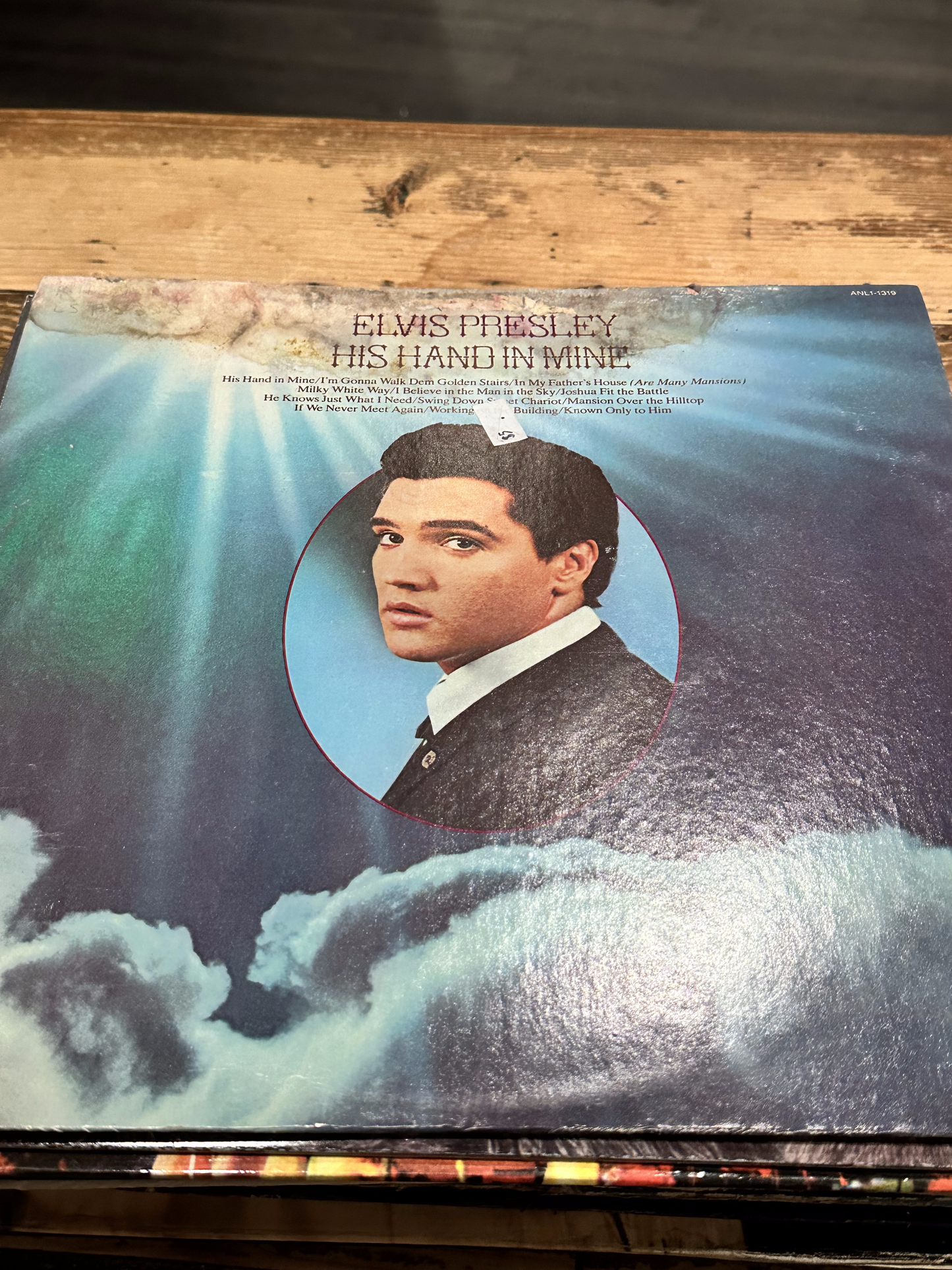 Record- Elvis - His Hand in Mine