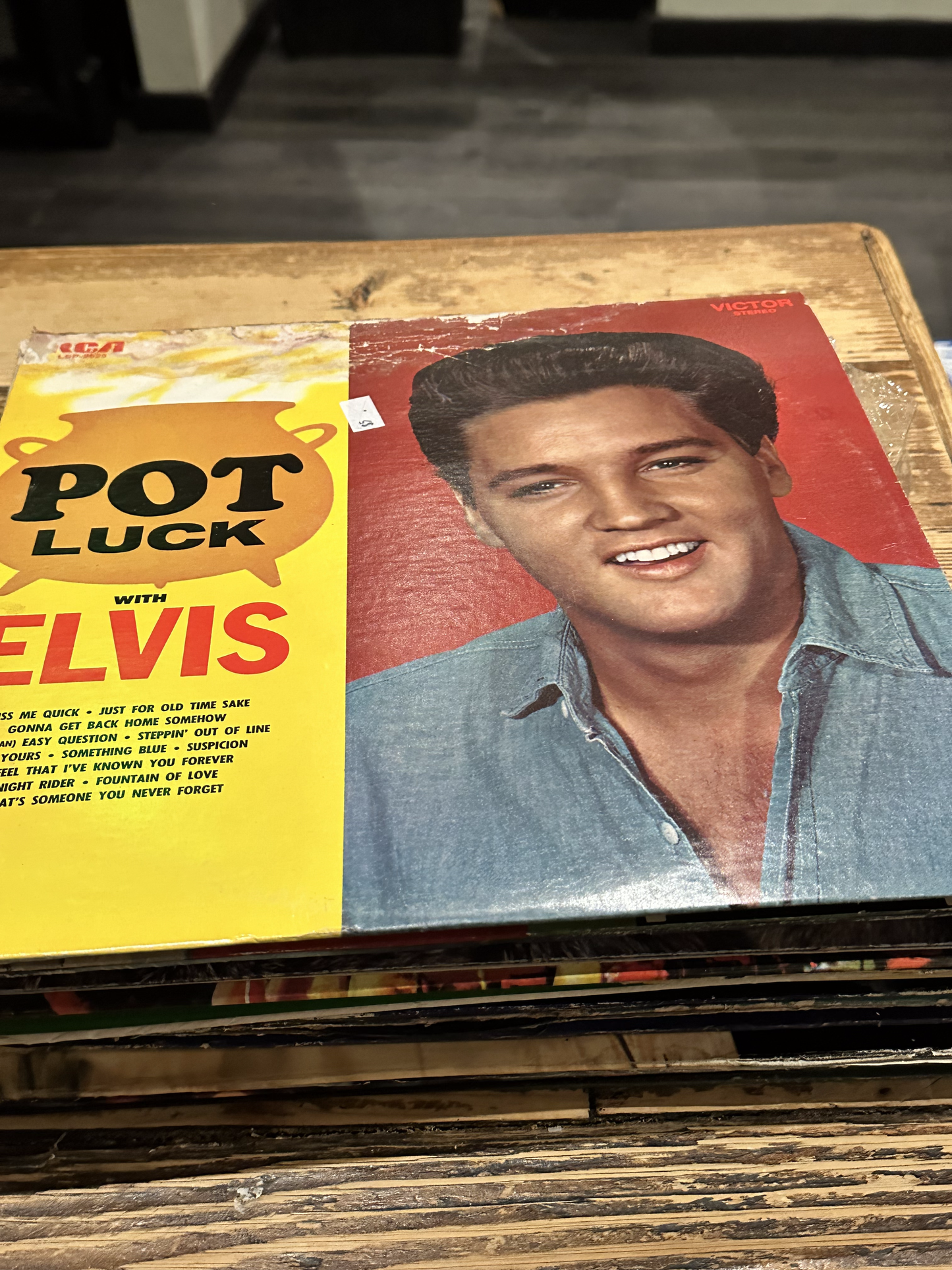 Record- Pot Luck w/ Elvis