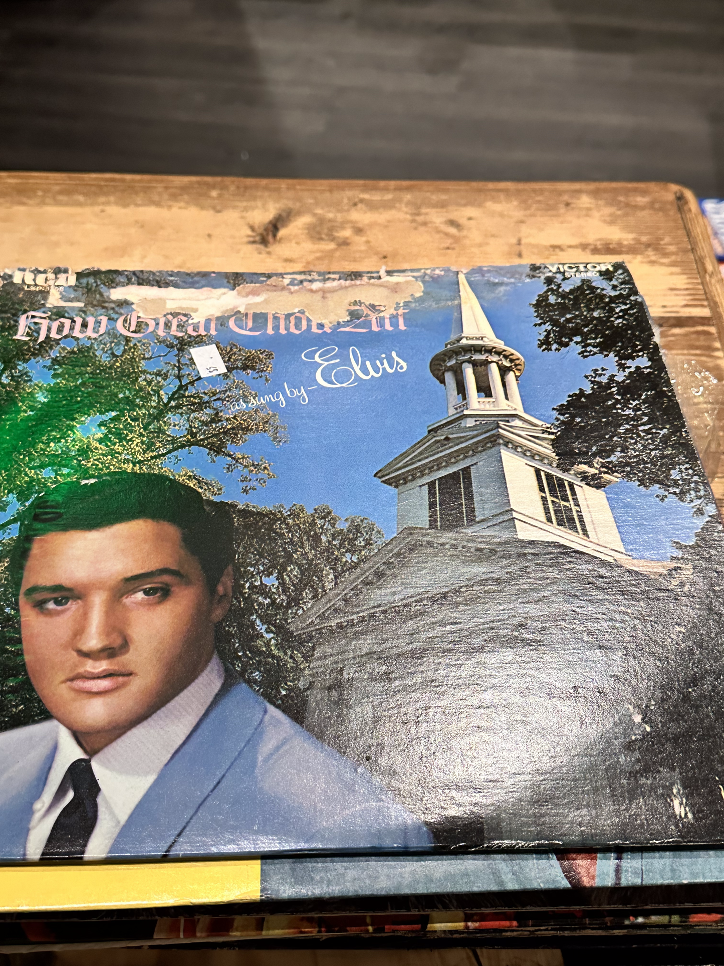 Record- Elvis - How Great Thou Art