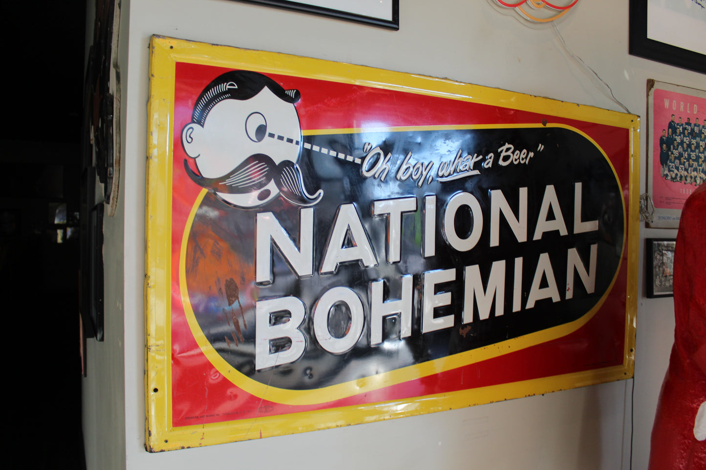 #15 Oh Boy What A Beer Natty Boh Metal Sign