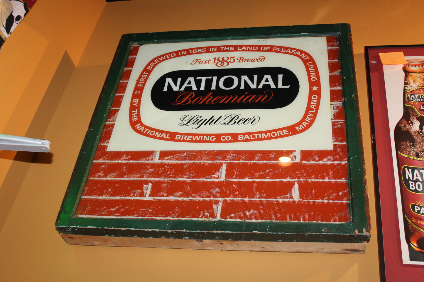 #8B Natty Boh Light Beer Brick Window