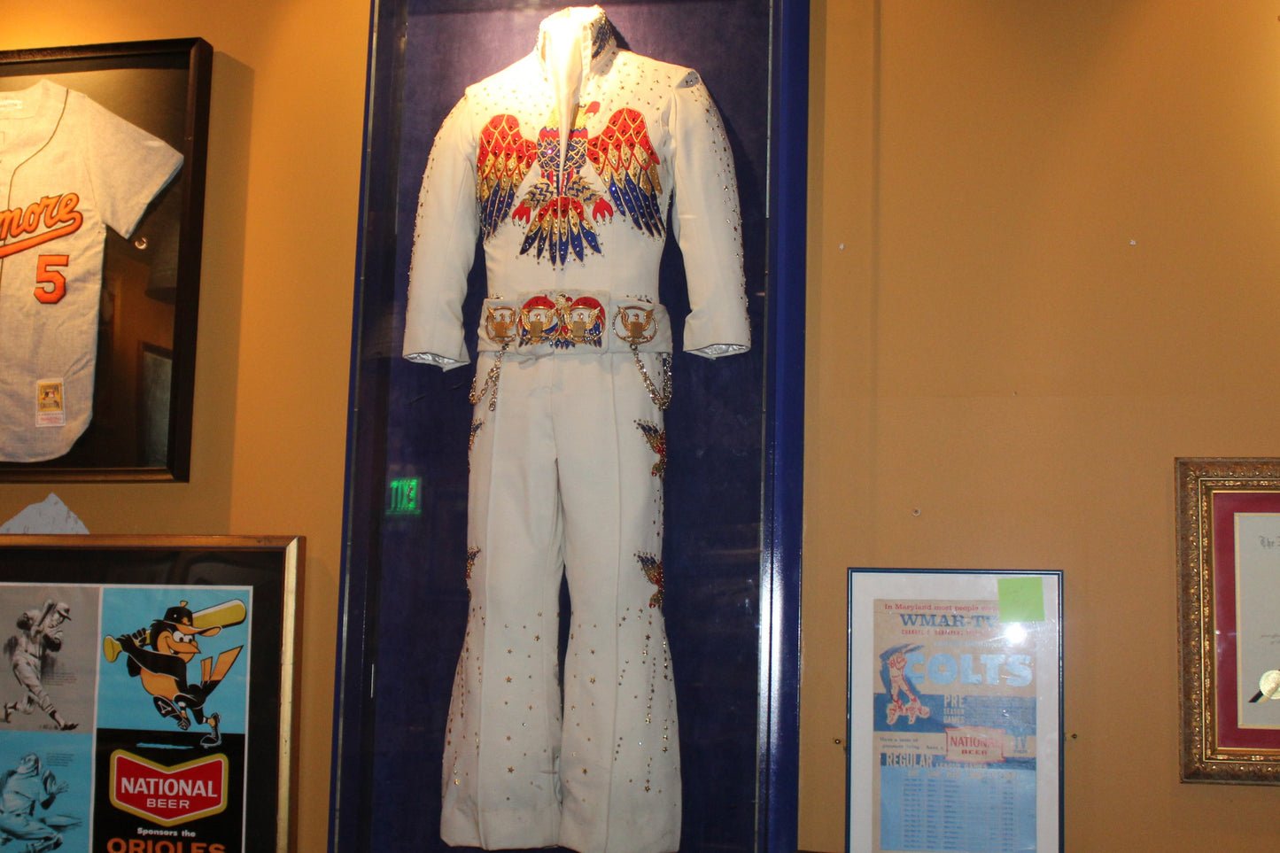 #31 Original Flying Elvis Suit from the 1992 Film "Honeymoon In Vegas" Worn By B. Hinkley