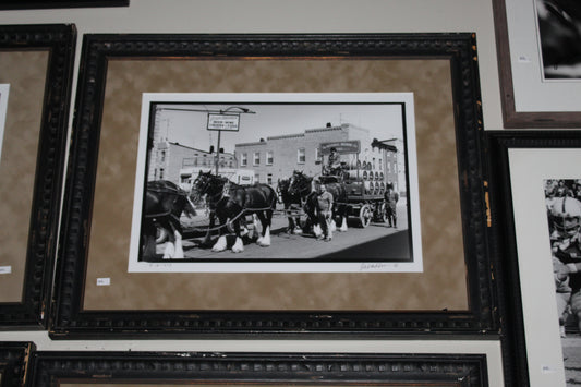#5 Todd Holden National Bohemian Photograph- Clydesdales and Kegs