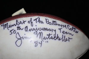 #60 Signed Baltimore Colts 50th Anniversary Football #2