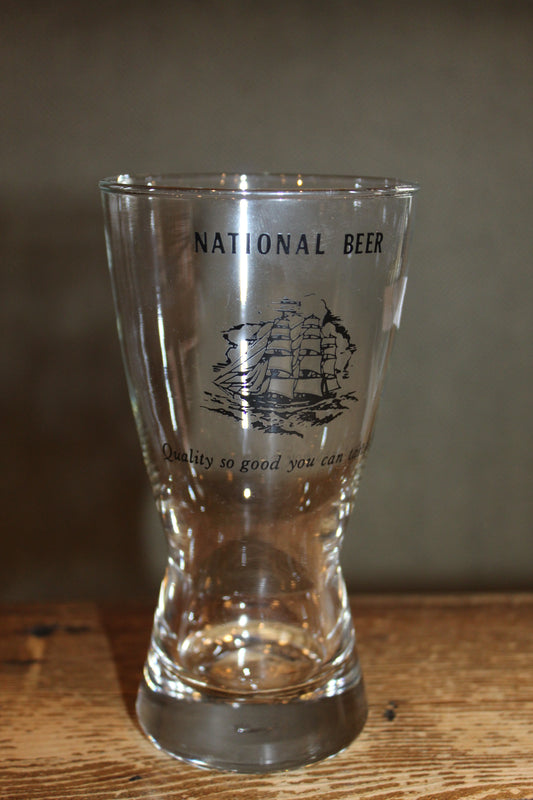 National Beer Glass Black (Medium)