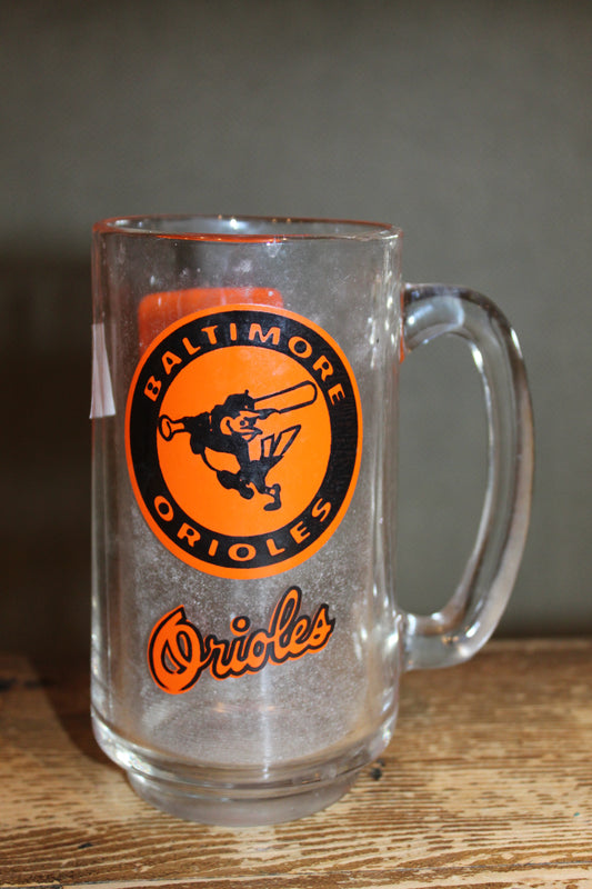Baltimore Orioles Glass Mug