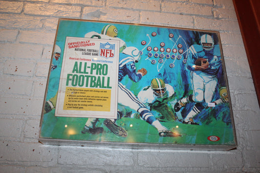 NFL All Pro Football Game Encased