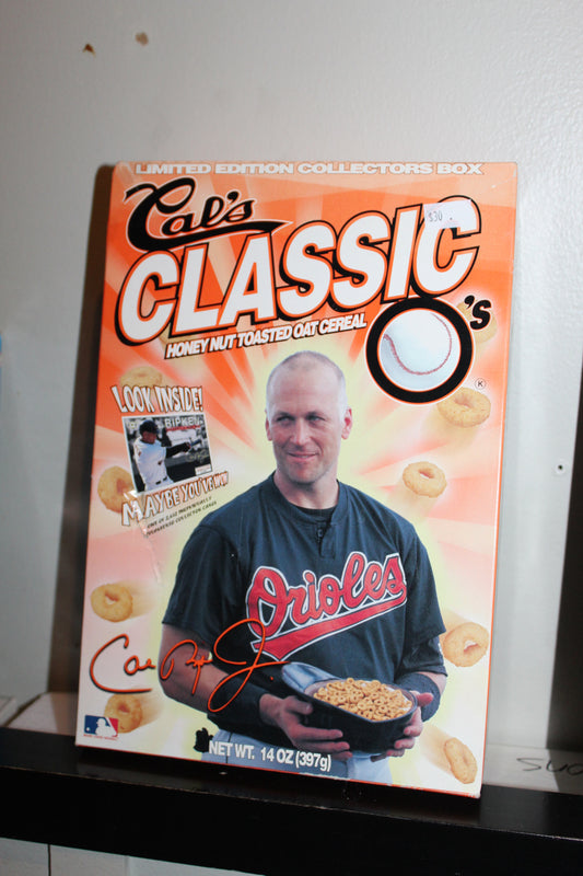 Cal Ripken Jr. Edition Classic O's Cereal Box