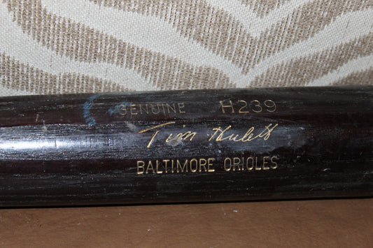 Game-Used Tim Hulett Baltimore Orioles Louisville Slugger Baseball Bat