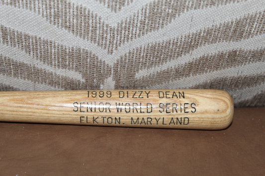 1999 Senior World Series Louisville Slugger Miniature Baseball Bat
