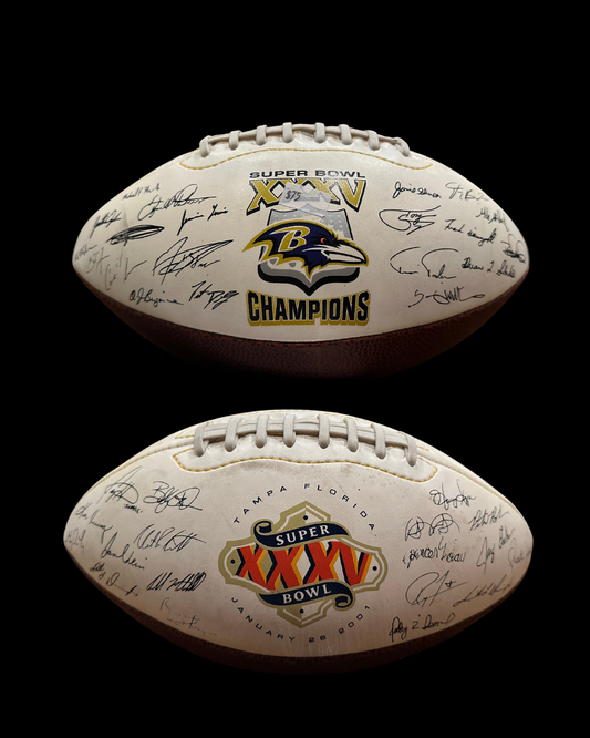 Signed Baltimore Raven's Football