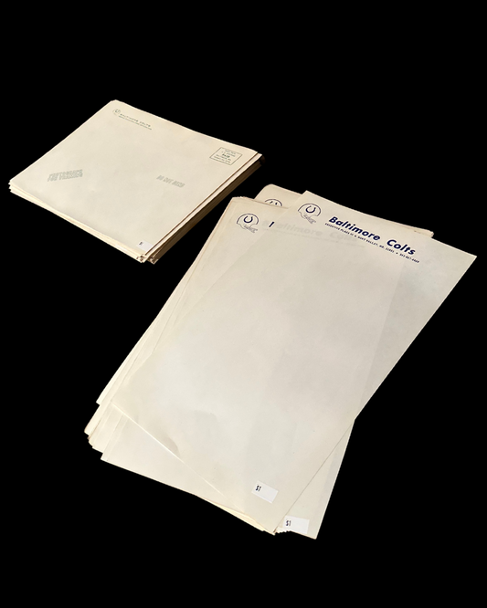 Baltimore Colts Envelopes & Letterheads