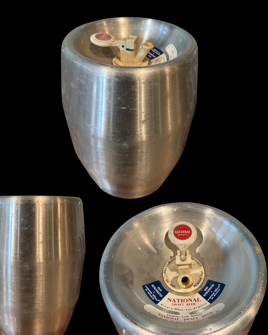 National Draft Beer Vintage Keg